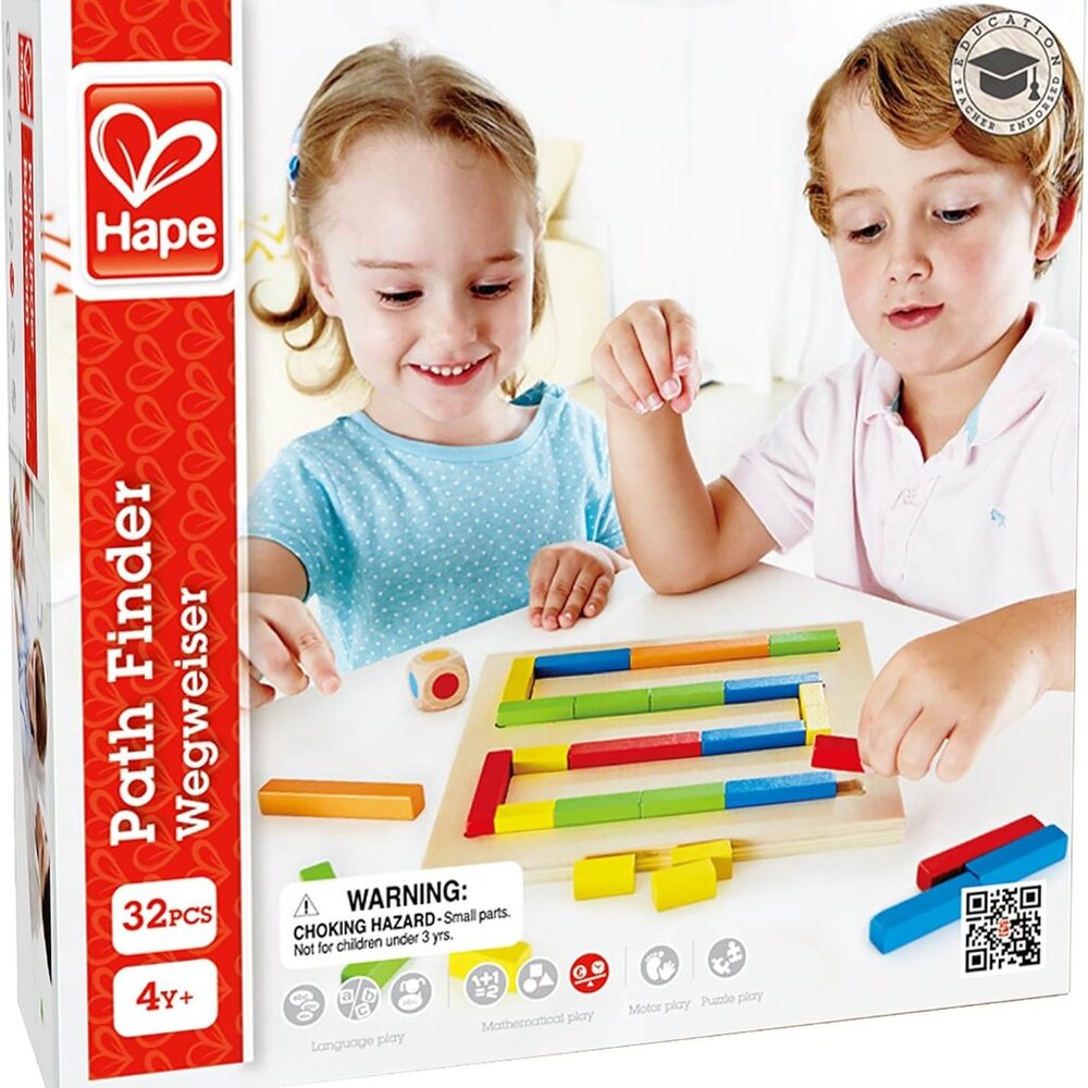 New in Box Hape Wooden Game Path Finder 4Y+